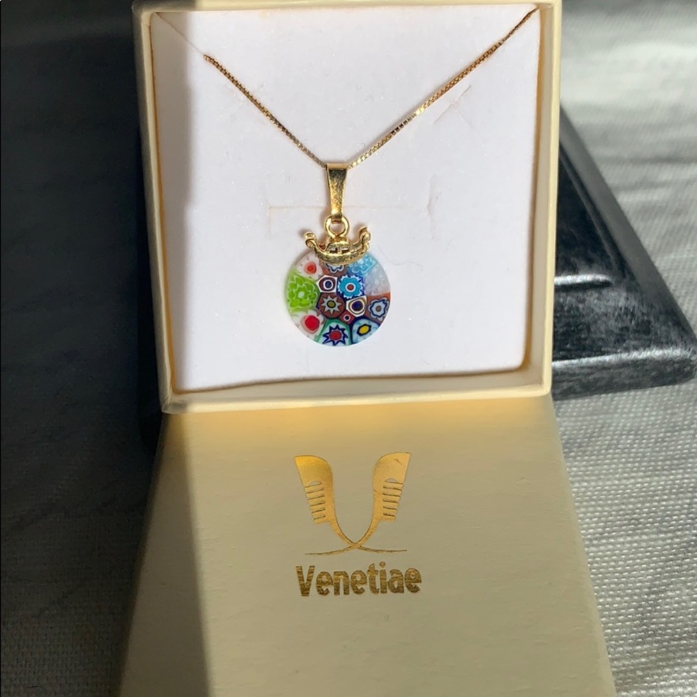 New Authentic Murano Glass Necklace